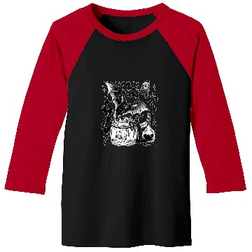Discover Bat Demon Creature Witchcraft Satanism Baseball Tees
