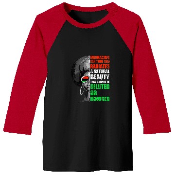 Discover Black Strong Women Empowerment Art Baseball Tees