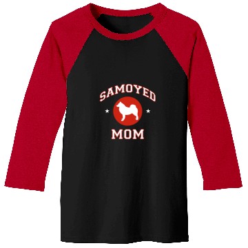 Discover Dog Samoyed Mom 293 Baseball Tees