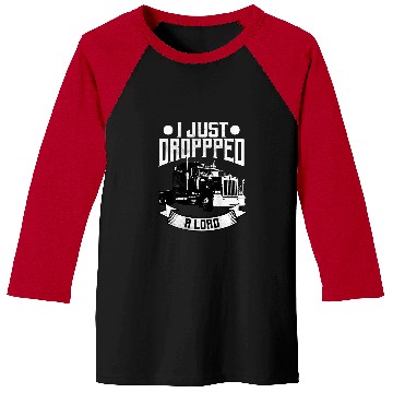 Discover Trucker Gifts Tractor Trailer 18 Wheeler Design On Back 333 Baseball Tees