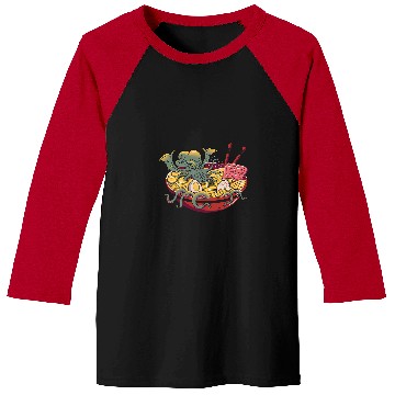 Discover Octopuss Lover Ramen Cthulhu Baseball Tees