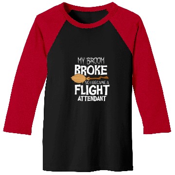 Discover flight attendant pilot plane aircraft airplane funny Baseball Tees