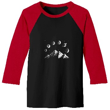 Discover Celestial Mountains Landscape Mountaineer Baseball Tees