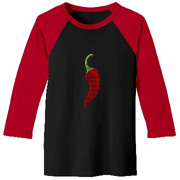 Discover Chili pepper illustration Baseball Tees