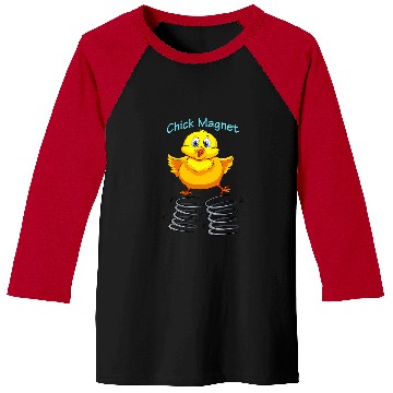 Discover Chicken Lover Funny Chick Magnet Easter Baby Chicken for Boys Kids Girls Baseball Tees