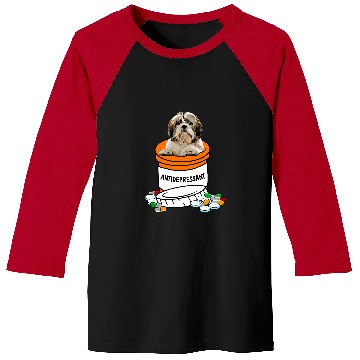Discover Shih Tzu Antidepressant T antis Depressants cute dog Baseball Tees