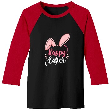 Discover Rabbits Kawaii Ears Rabbit Bunny Happy Easter Sunday Baseball Tees