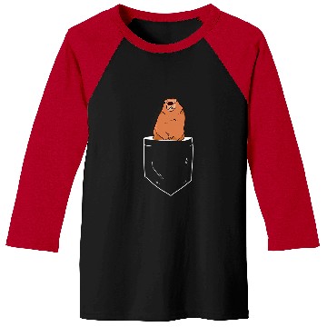 Discover Groundhog Brusttasche Marmot Baseball Tees