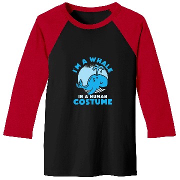 Discover Whales In A Human Costume Baseball Tees