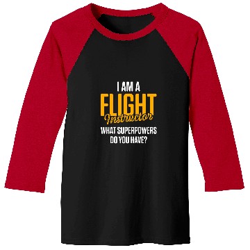 Discover Flight Instructor Pilot Aviation Trainer 30 Baseball Tees