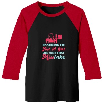 Discover Forklift operator wife Baseball Tees
