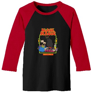 Discover Black Magic 2Mystic Spells 2Cat Baseball Tees