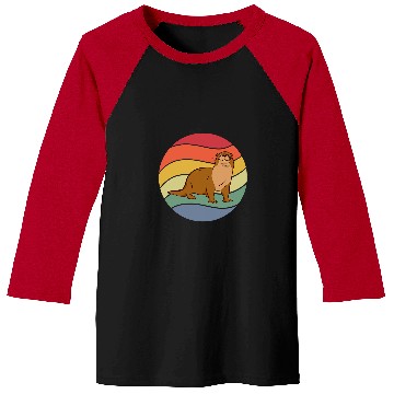 Discover Otters vintages Sea Otter Baseball Tees