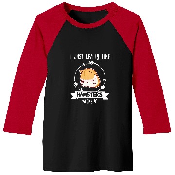 Discover Cute Hamster Gift Really Love My Hamster Baseball Tees