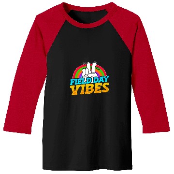 Discover Field Day Vibes Teacher Student Kids School Outdoor Events Baseball Tees