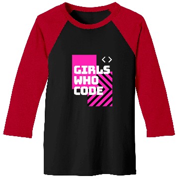 Discover Software Developer Software Engineer Girls Who Code Gifts Baseball Tees