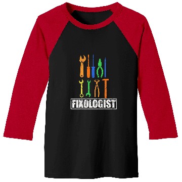 Discover Woodworking Fixologist Cool Handyman Tools Art Carpenter Baseball Tees