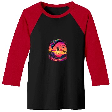 Discover Skydiving Gift Retro Aesthetic Skydive Baseball Tees