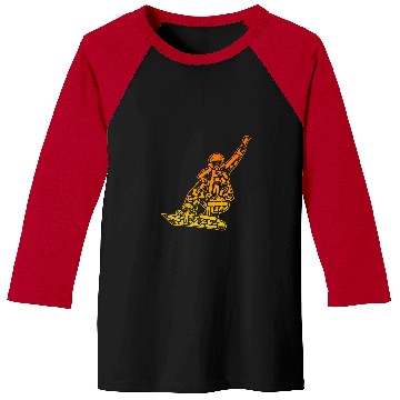 Discover Skiing Ski Snowboarder Snowboarding Baseball Tees