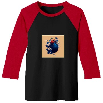 Discover Surrealism Japanese Painting Ladybug Baseball Tees