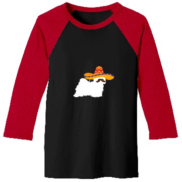 Discover Dog Havanese Cinco de mayo havanese with sombrero and moustache Baseball Tees