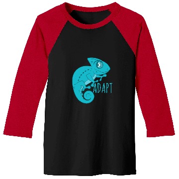 Discover Chameleon Blue Art Chameleon Adapt Baseball Tees