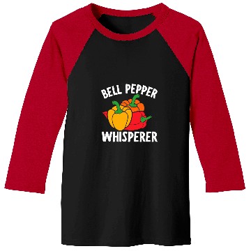 Discover Bell Pepper Whisperer Funny Plant Hobby Baseball Tees