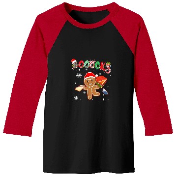 Discover Reading Book Christmas Gingerbread Books Librarian Reader Reading Teacher Reader Baseball Tees