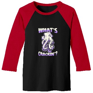 Discover Octopuss Lover Whats crackin octopus Baseball Tees