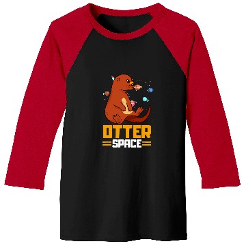 Discover Otters Space For Otter Fans 6 Baseball Tees