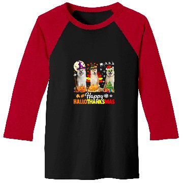 Discover Dog Shiba Inu Lover Hallothanksmas Dog Dad Dog Mom Baseball Tees