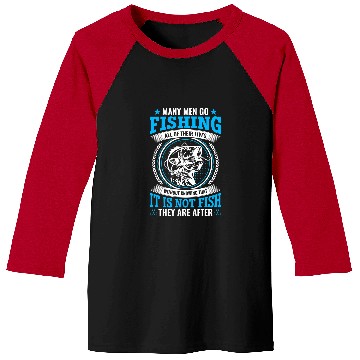 Discover Fishing Outfit Men Papa Fathers Day Fishing Dad Matching Big Fish Fisher Baseball Tees