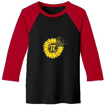 Discover Sunflower Pi Pi Day Baseball Tees