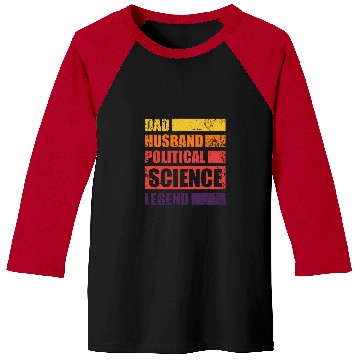 Discover Funny Political Scientist Political Science Pol Sci  7 Baseball Tees