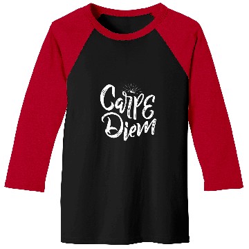 Discover Carpe Diem inspiration art Baseball Tees