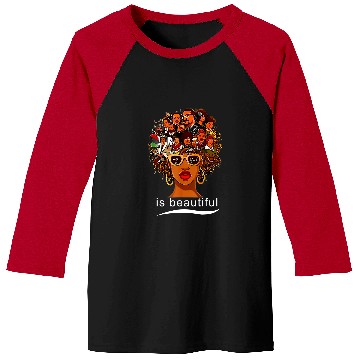 Discover My Black is Beautiful Costume History Month Pride DNA Gift Baseball Tees
