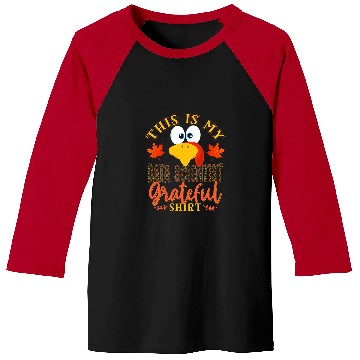 Discover Thanksgiving Turkey This Is My Data Scientist Grateful Baseball Tees