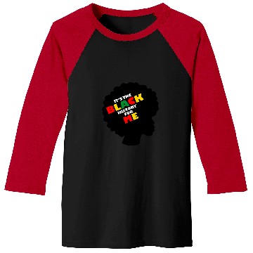 Discover Black History Its The Black History For Me Melanin Baseball Tees