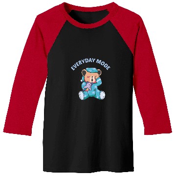 Discover Funny Bear Teddy Bear Pyjamas Official Sleep Cute Bears Baseball Tees