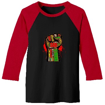 Discover Black Dad African American Melanin Pride Black History Month Baseball Tees