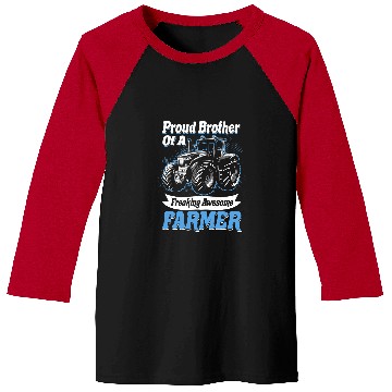 Discover Tractor driving Farming Farm Tractor Agriculture Harvester Farmer Brother Baseball Tees