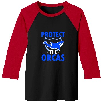 Discover Whales Protect The Orcas Sea Orca Whale Baseball Tees