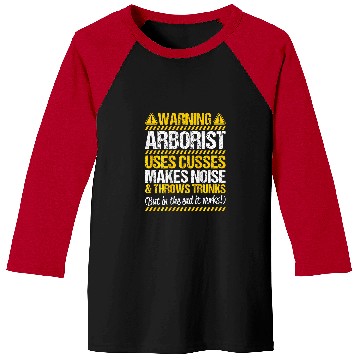 Discover Arboriculturist Tree Surgeon Forest Throws Trunks Arborist Baseball Tees