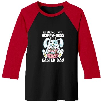 Discover Rabbits Easter Bunny Egg Hunting Baseball Tees