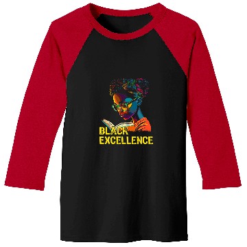 Discover Black Excellence African Pride History Month Baseball Tees