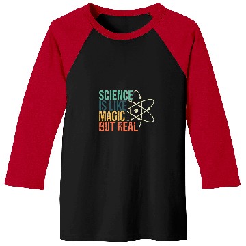 Discover Science Joke Fun Facts Science Teacher Science Geek Nerd Baseball Tees