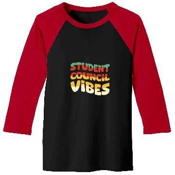 Discover Student Council Vibes 5 Baseball Tees