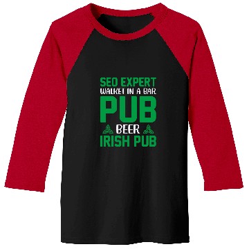 Discover Seo Expert Walket In A Bar Pub Beer Computer Science Coder Baseball Tees