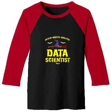 Discover Halloween Data Scientist Mining Analyst Statistics Data Nerd 2 Baseball Tees
