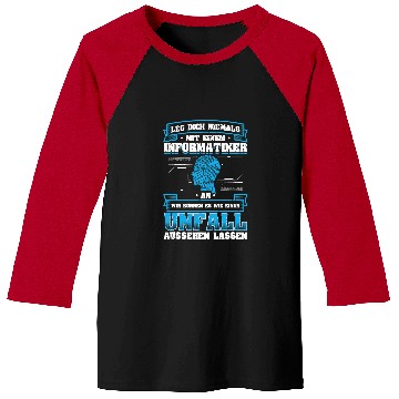 Discover Never put computer scientist to computer science computer student university Baseball Tees